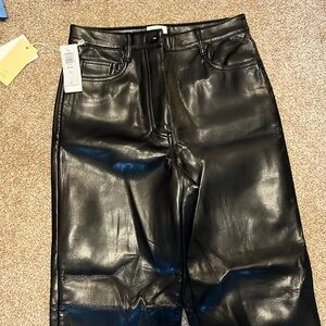 New - Aritizia Wilfred Melina high rise faux leather pants